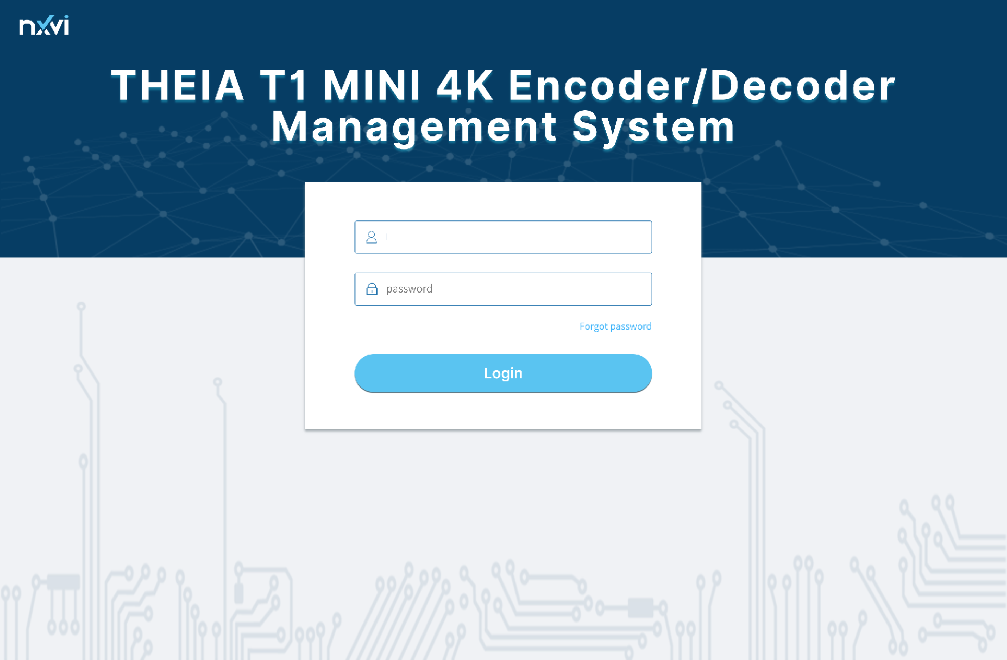 New Features Released of THEIA T1 MINI WebGUI 2.0.0